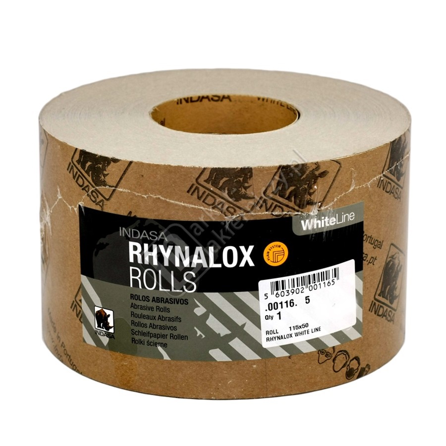 

Indasa Papier Ścierny Biały Rolka P240 50m