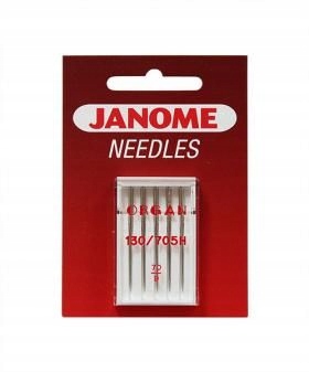 

Igły Janome do tkanin 5 szt. grubość 70