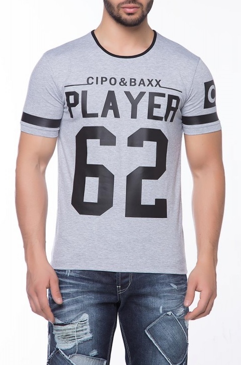 

Nowość Szary T-shirt Cipo Baxx Club Player 62 - XL