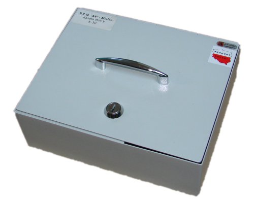 Kaseta Kasetka biurowa metalowa targowa K-30 K30 na pieniądze Polska