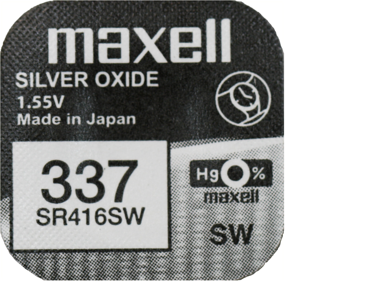 3x АККУМУЛЯТОРНАЯ БАТАРЕЯ SREBROVA MAXELL SR 416 SW 337 623 SB-A5