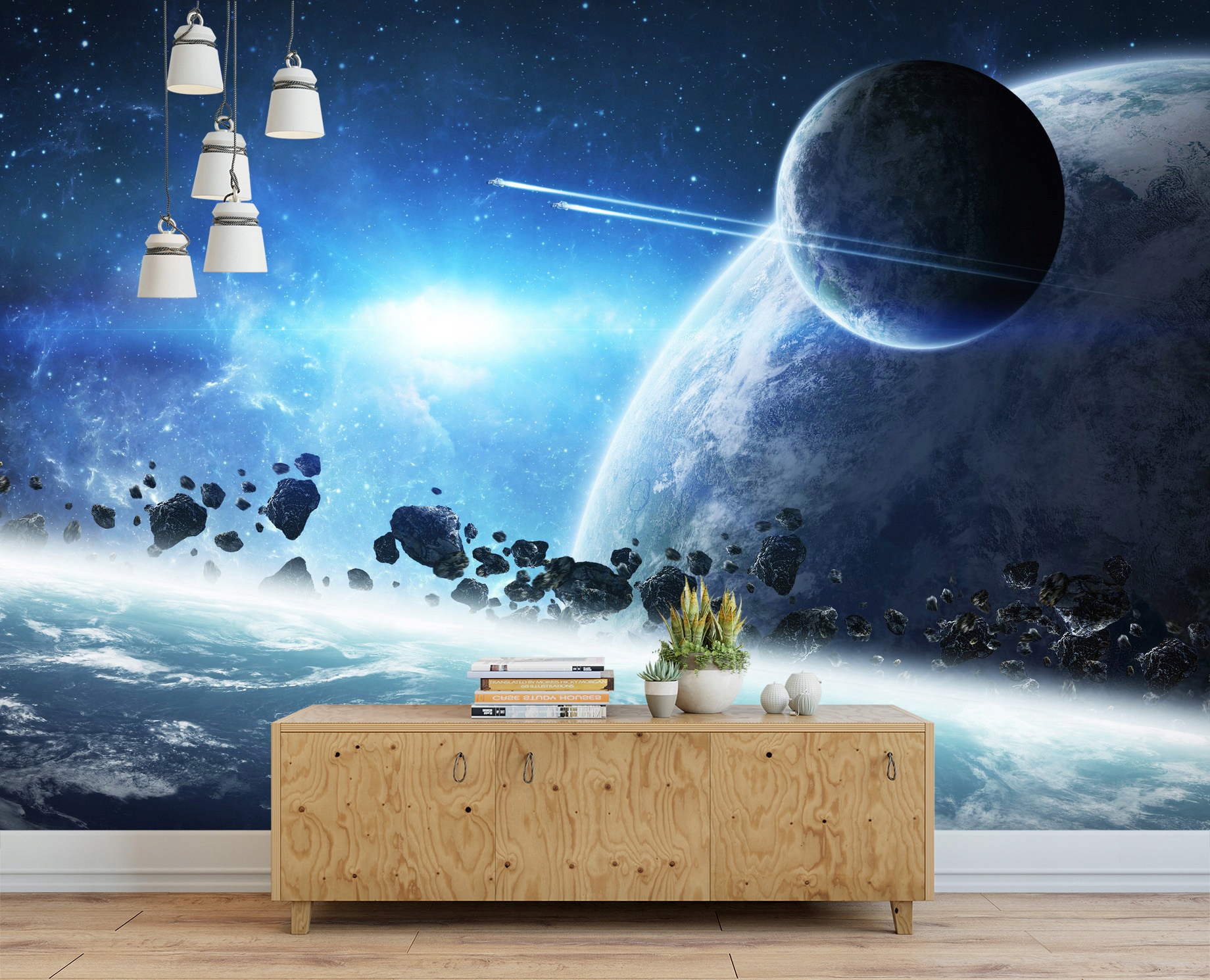 Fototapeta 3D ziema kosmos 368x254 F00748 Marka Printedwall