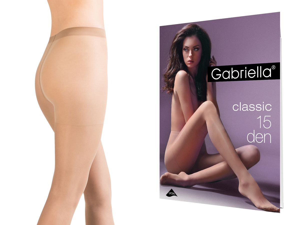

Rajstopy Gabriella Classic 15 den Nocciola 5
