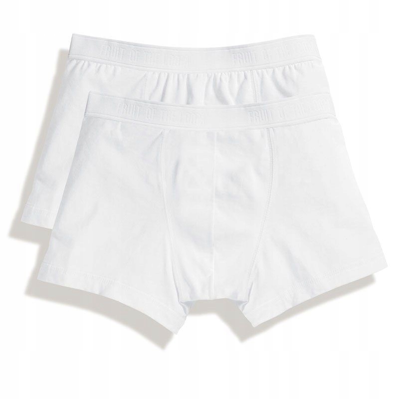 

Fruit Of The Loom Szorty 2-pak White XXL