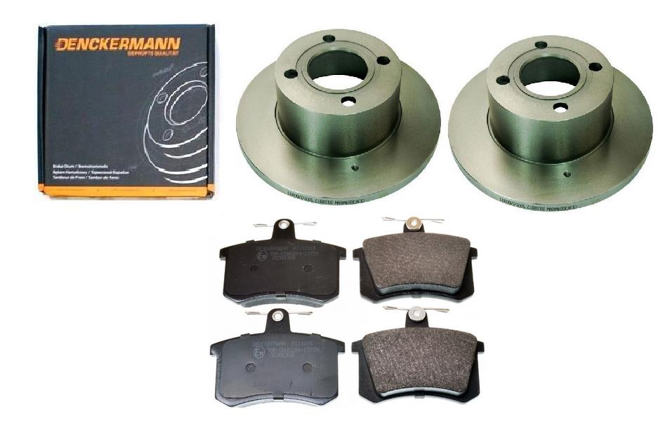 Kotouče Kostky Audi 80 B3 B4 Zadní 245 mm Sada