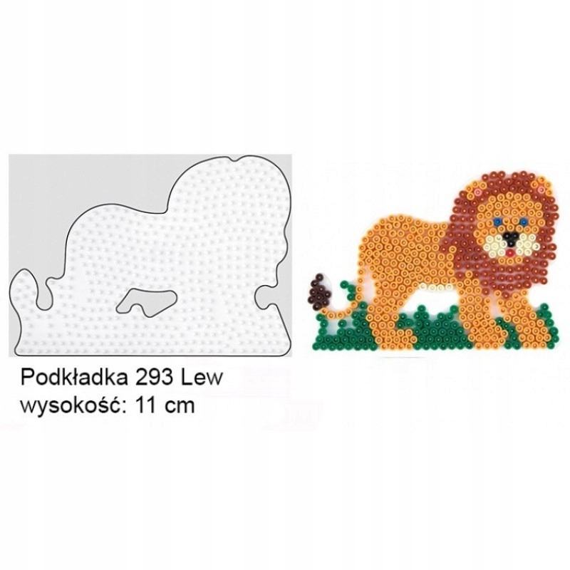 

Hama 293 Podkładki do Koralików Hama Midi Lew