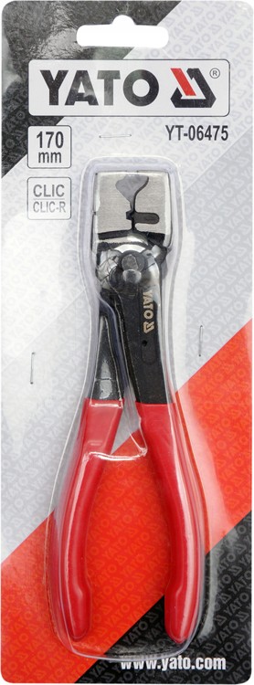 SZCZYPCE DO OPASEK ZACISKOWYCH TYPU CLIC I CLIC R Kod producenta YT-06475