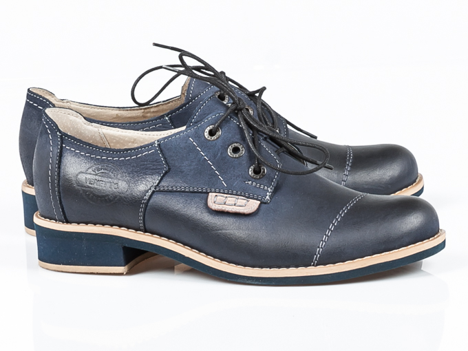 But-bal 189 polobotky Polské modré 37 Kůže Nat