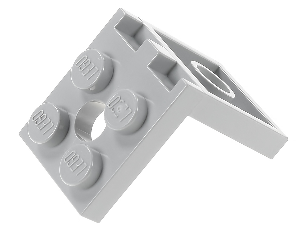 

Lego Płytka łamana 2x2-2x2 3956 szara jasna