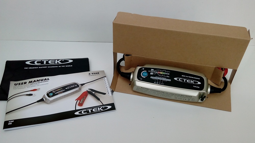 ŁADOWARKA PROSTOWNIK CTEK MXS 5.0 TEST&CHARGE Model MXS 5.0 TEST&CHARGE