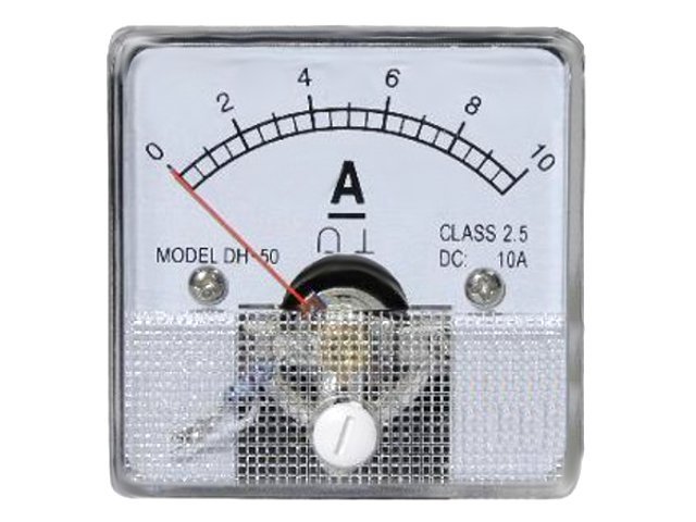

Miernik analog amperomierz kwadratowy 10A +bocznik