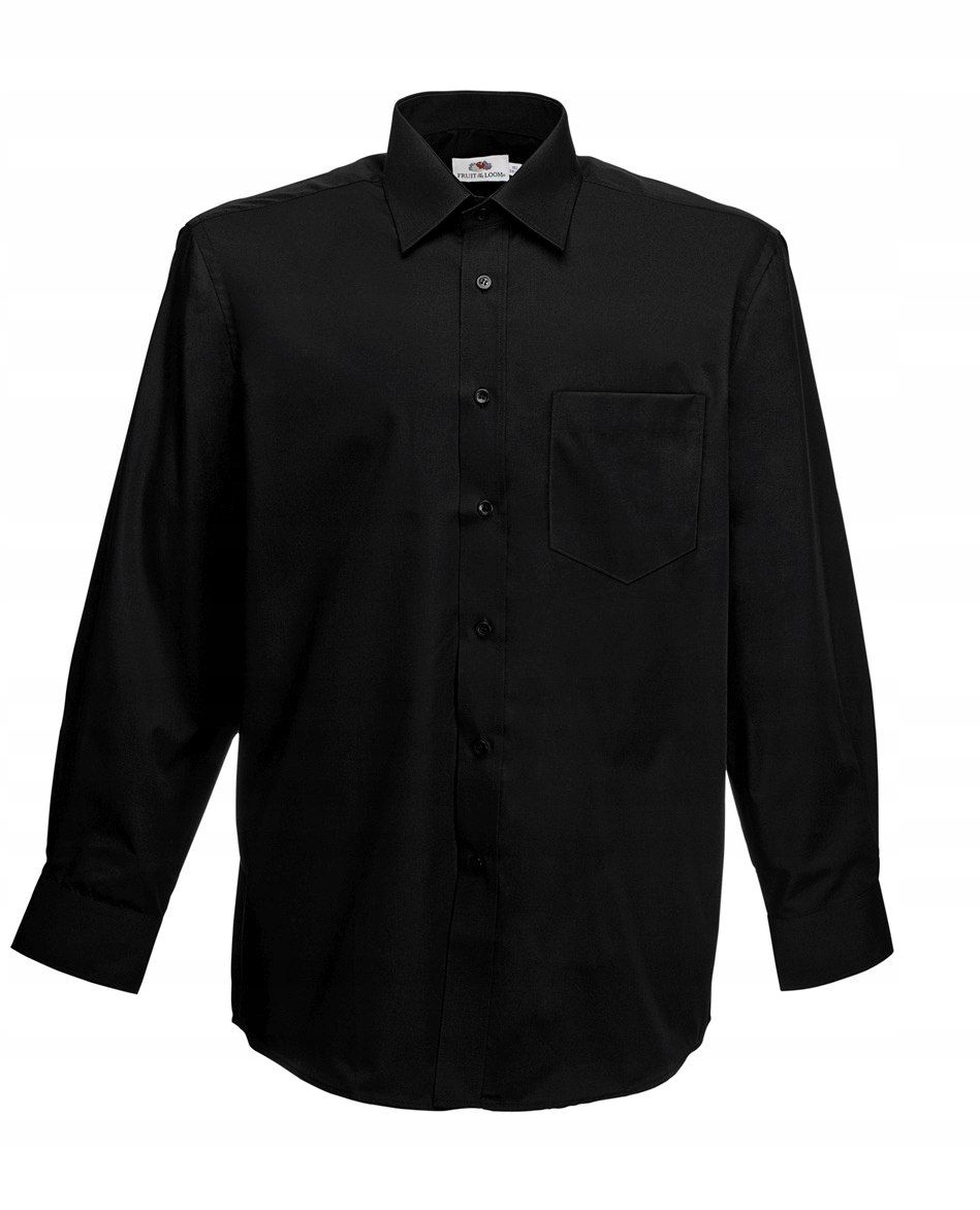 

Men Poplin L/s Shirt Black L
