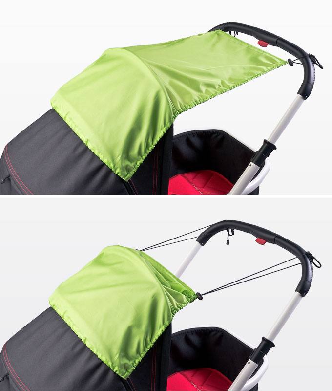 DASZEK DO WÓZKA OSŁONKA PRZECIWSŁONECZNA PARASOL S Kolor szary