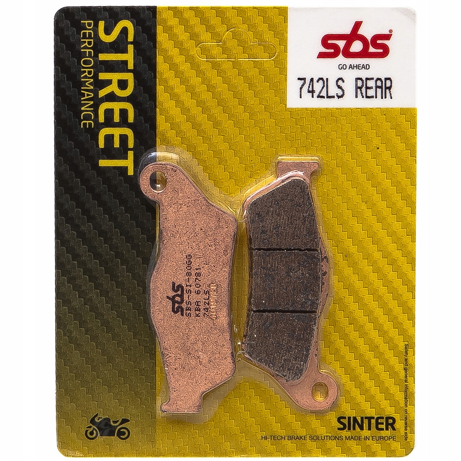 742LS - Гальмівні колодки SBS BMW R1100 R 93-05 задній