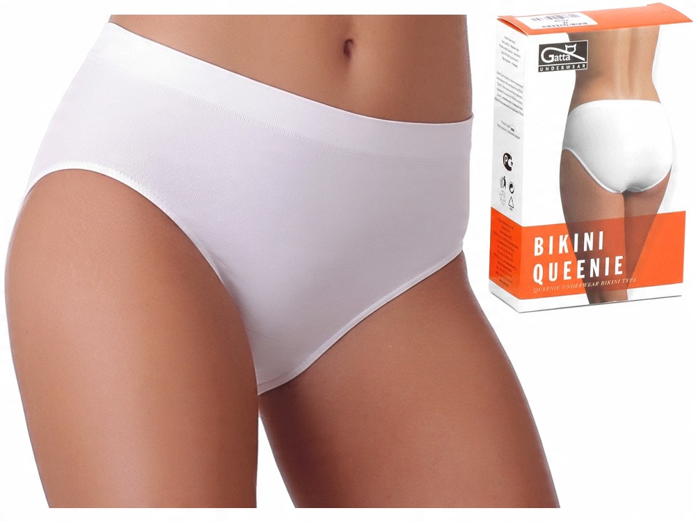 

Gatta Figi Majtki Bikini Queenie bezszwowe - rXL
