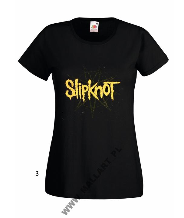 

Damska Koszulka Slipknot Koncert Wzory