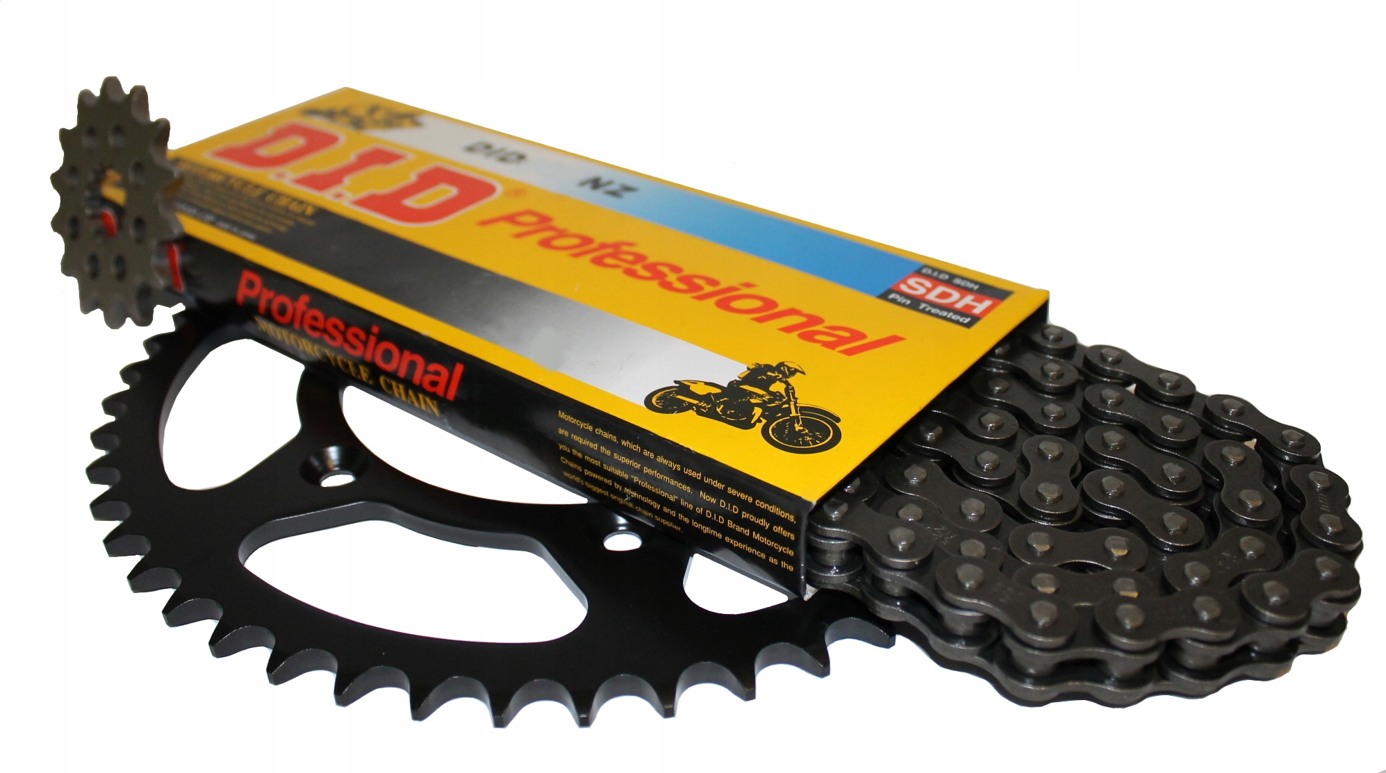 Sada pohonu Yamaha Yzf-r 125 Ozubení japonský řetěz DiD