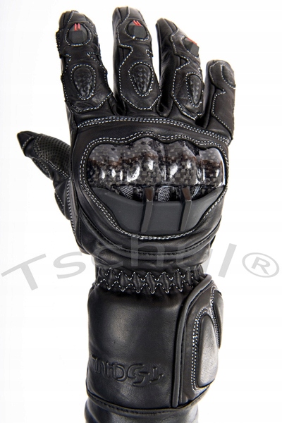 TSCHUL 230 - SKÓRA RĘKAWICE SPORTOWE - CZARNE XXL Typ Sportowe