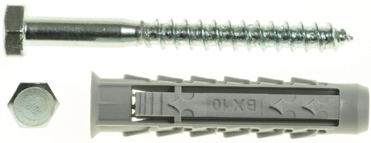 

BX10+KL6X80/100 Kołek rozporowy BX+wkręt na klucz