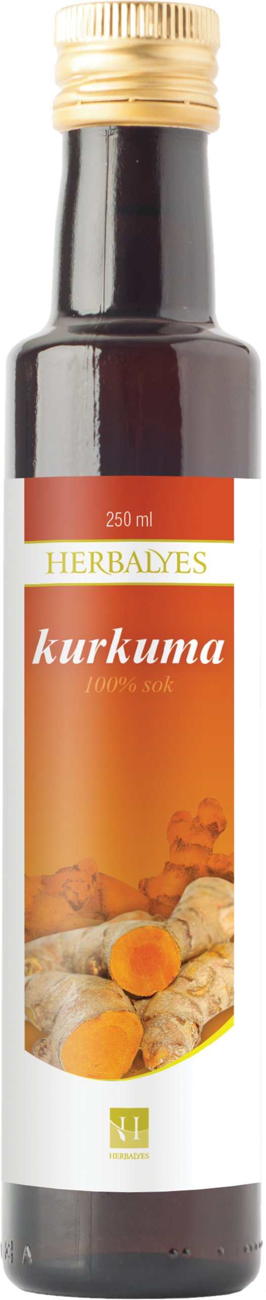 

Herbalyes Kurkuma, 100% Eko sok z kurkumy 250 ml