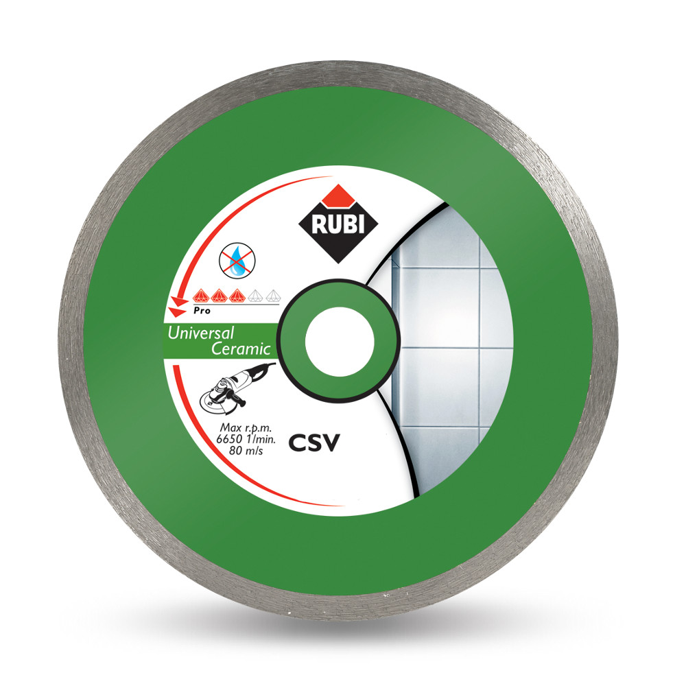 

Rubi Csv Pro 125 Tarcza Diamentowa Gresu Glazury