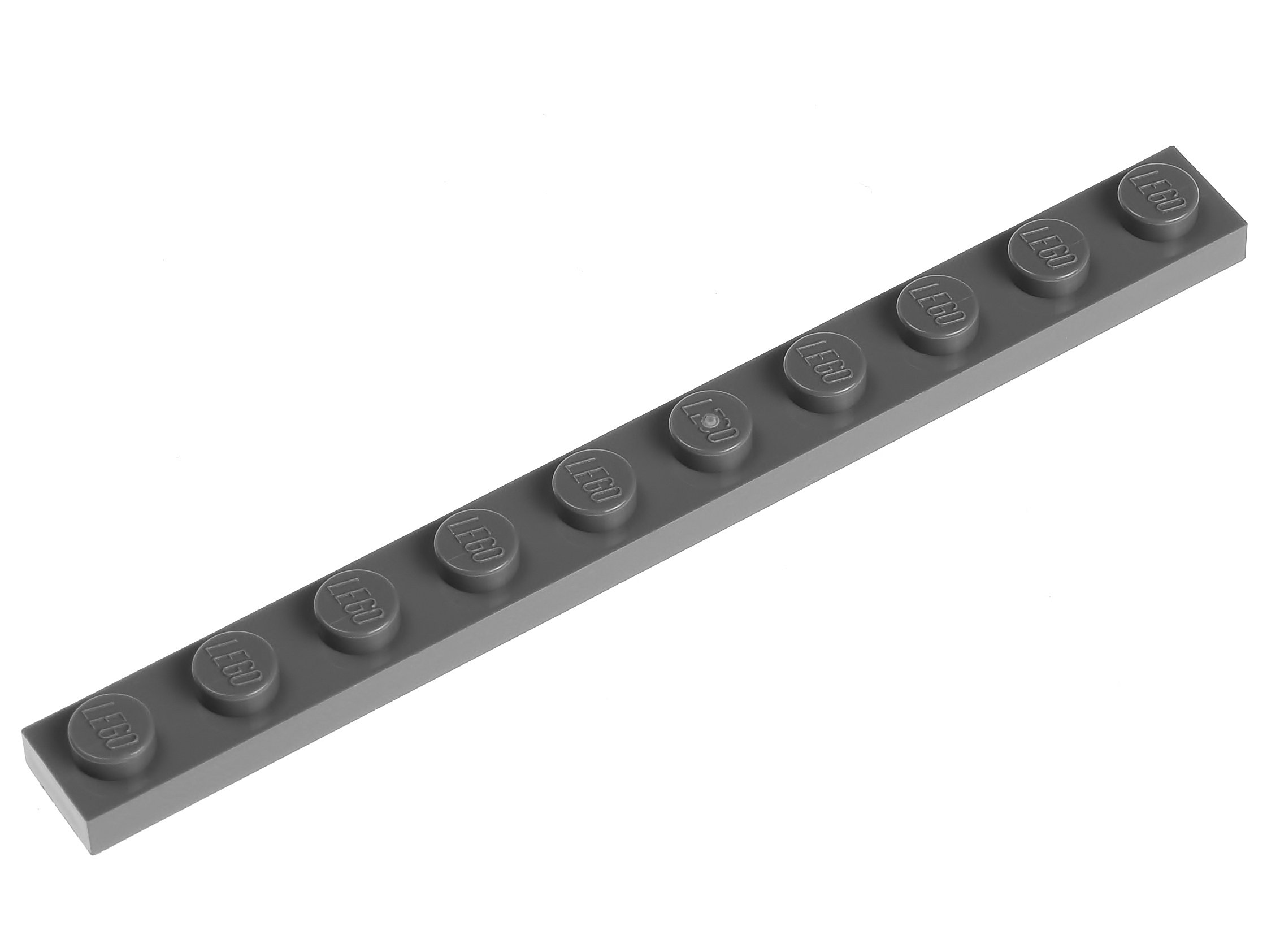 

Lego Płytka zwykła 1x10 4477 szara ciemna
