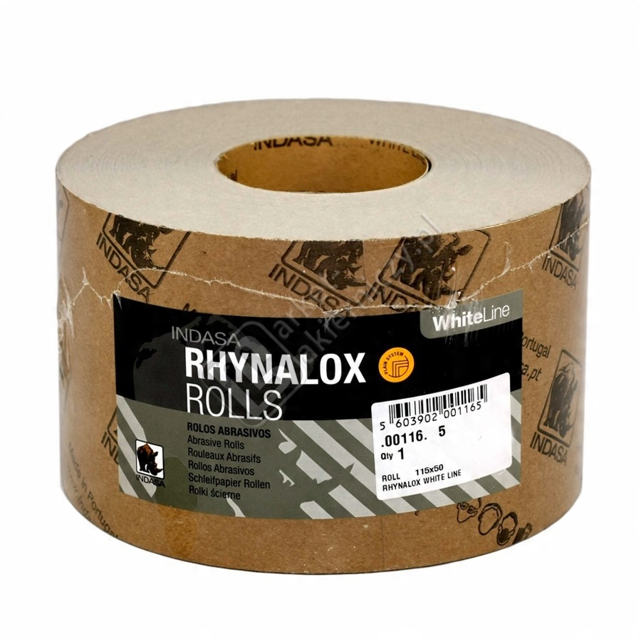

Indasa Papier Ścierny Biały Rolka P100 50m