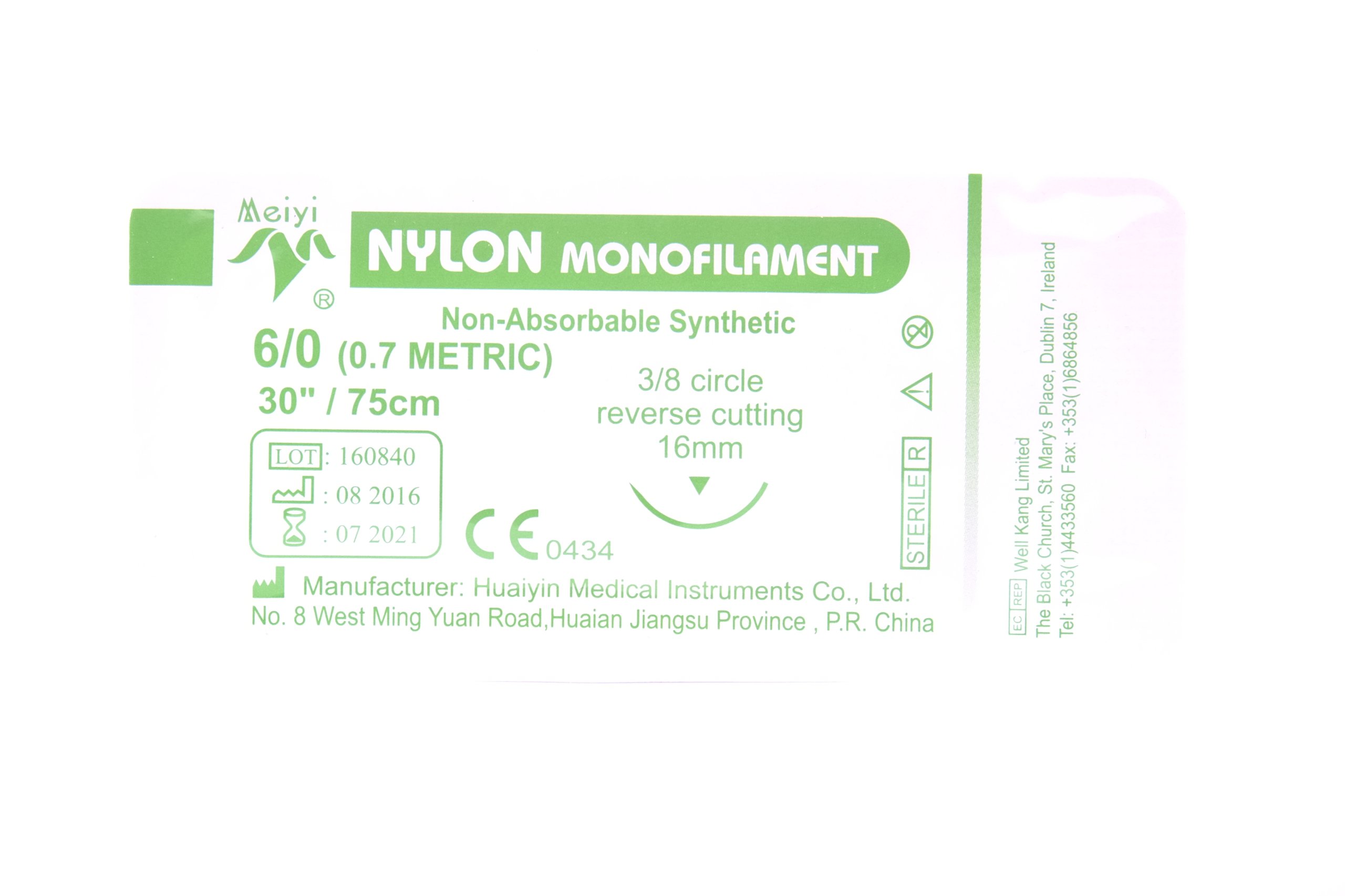 

Nić nici chirurgiczna chirurgiczne Nylon 6/0 szwy