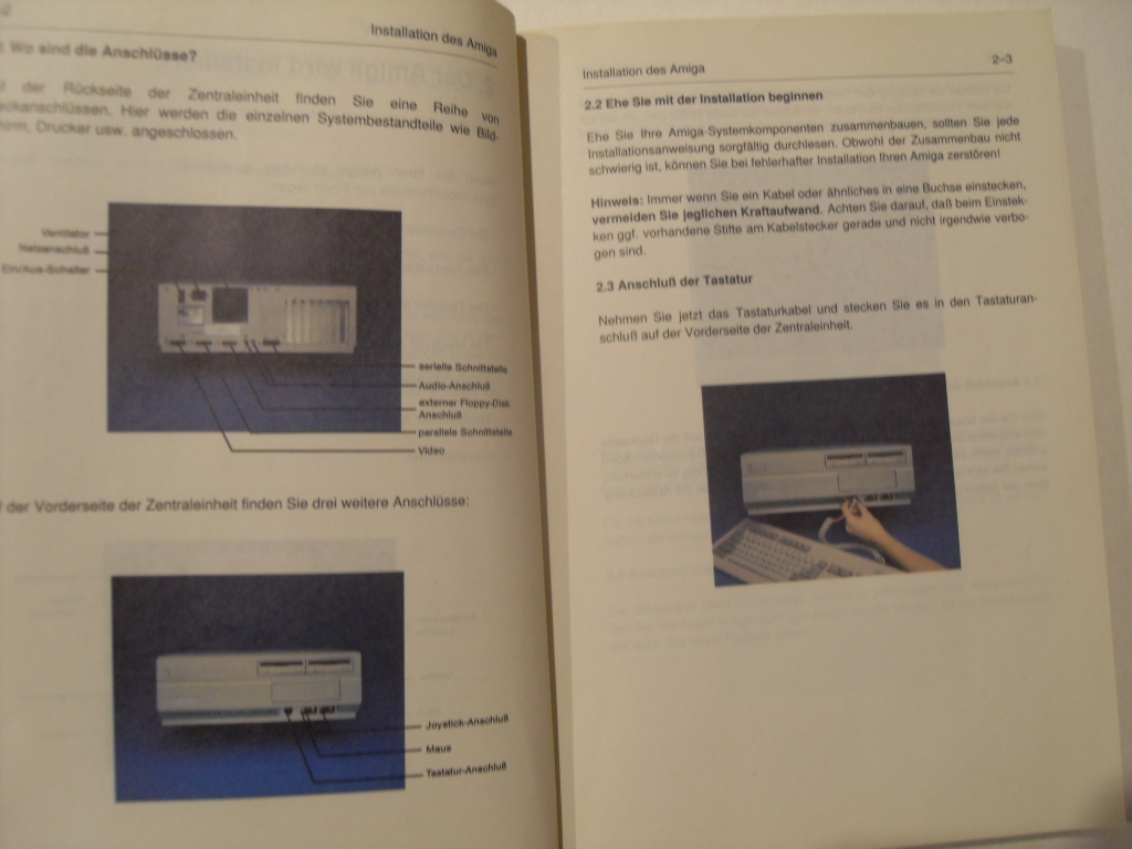 instrukcja COMMODORE AMIGA 2000 FOLDER KOMPUTERY Przedmiot Informatyka, Technika