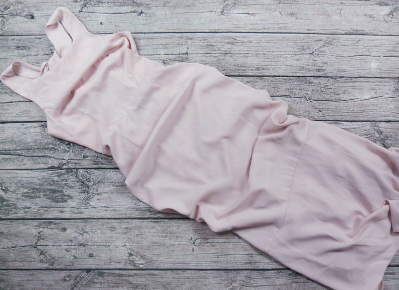 Asos Nová Dlouhá Šaty Maxi Siréna Růžová 40