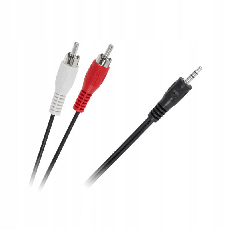 

Kabel Przewód Audio Jack 3,5mm 2 Rca 1,8m Aux Rca