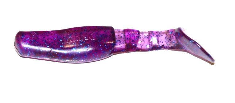 

Manns Predator 90mm Fiolet z niebieskim brokatem
