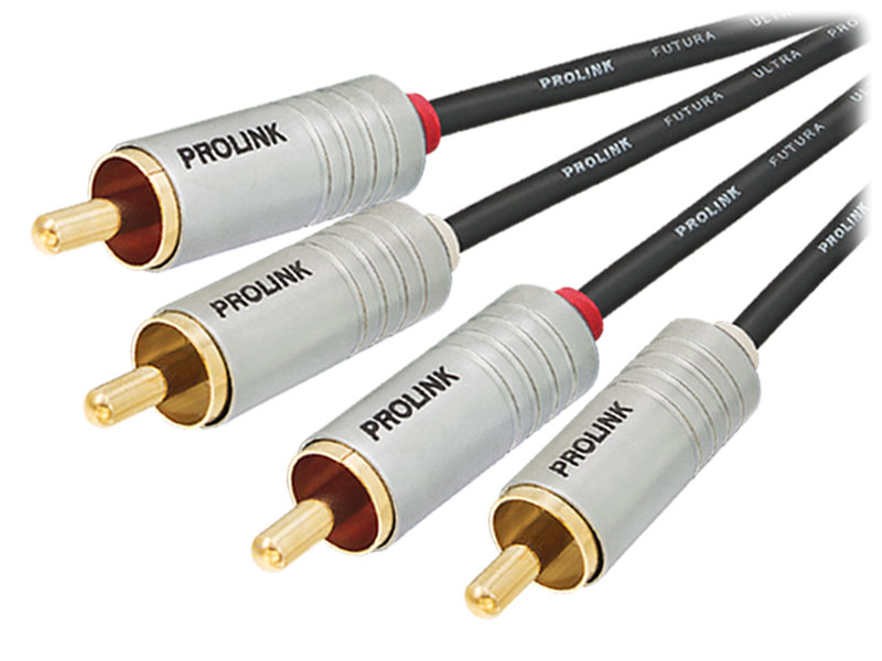 

Kabel Przewód 2 Rca 2RCA Prolink Futura Slim 3m
