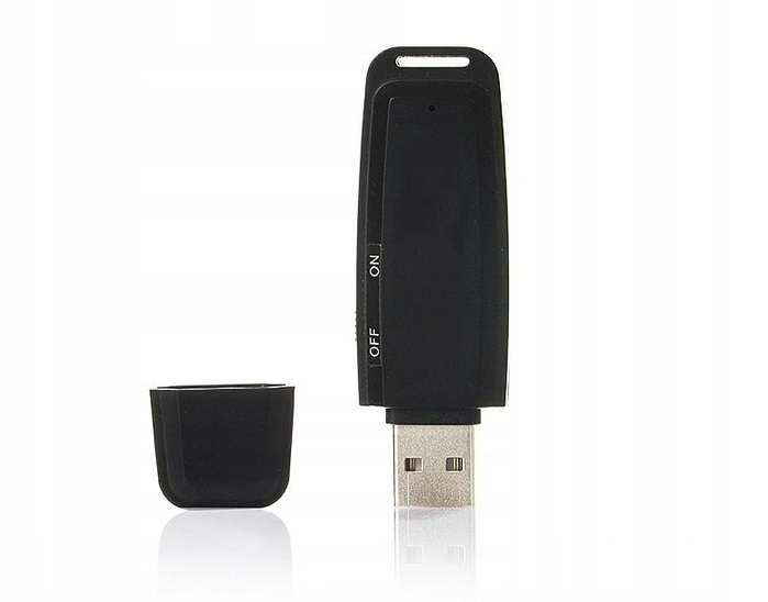 Szpiegowski pendrive DYKTAFON PODSŁUCH PAMIĘĆ 16GB Model UR