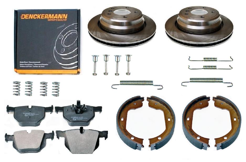 Kotouče Čelisti Bmw 5 E60 E61 Bmw 6 E63 E64 Zadní Sada 320 mm