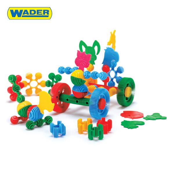 

Klocki Funny Blocks 72 szt. w worku Wader 80142