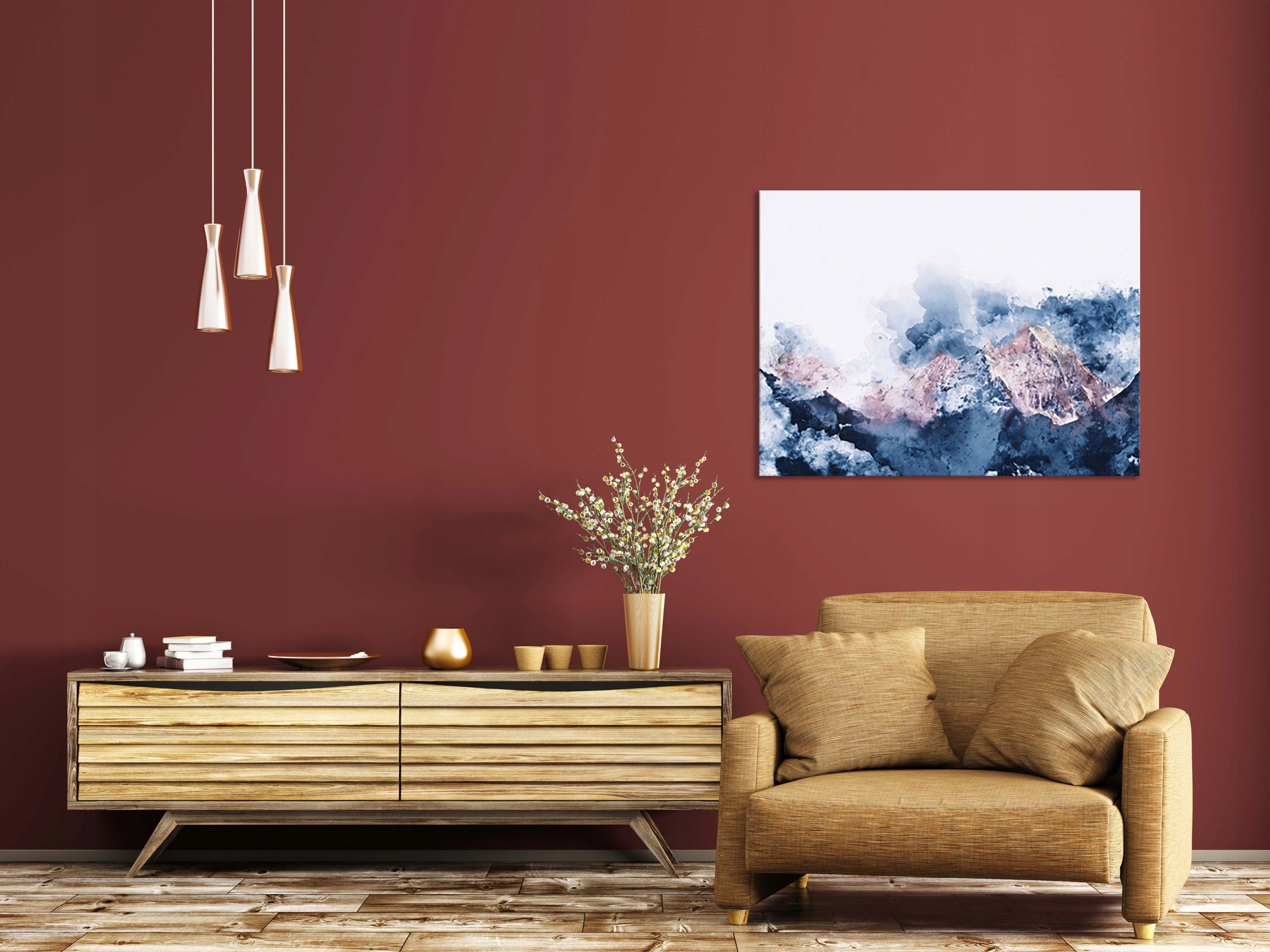 OBRAZ na płótnie ABSTRAKCJA 136886601 120x80 WZORY Szerokość produktu 120 cm