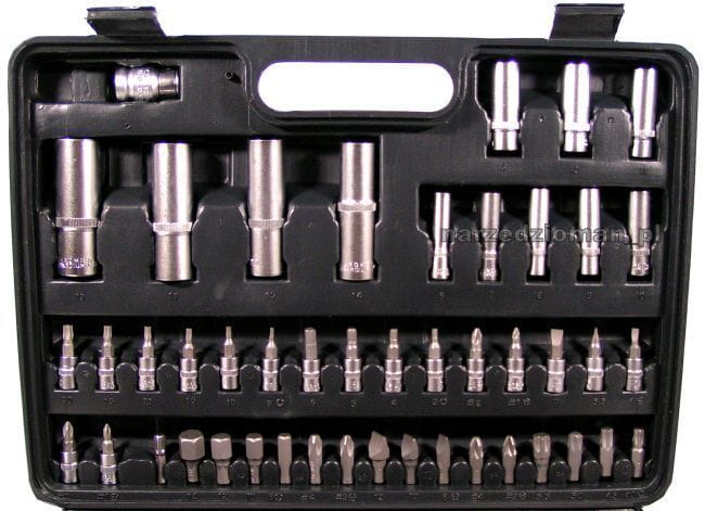 ZESTAW KLUCZY NASADOWYCH KLUCZE NASADOWE 146+ YATO Waga produktu z opakowaniem jednostkowym 6 kg