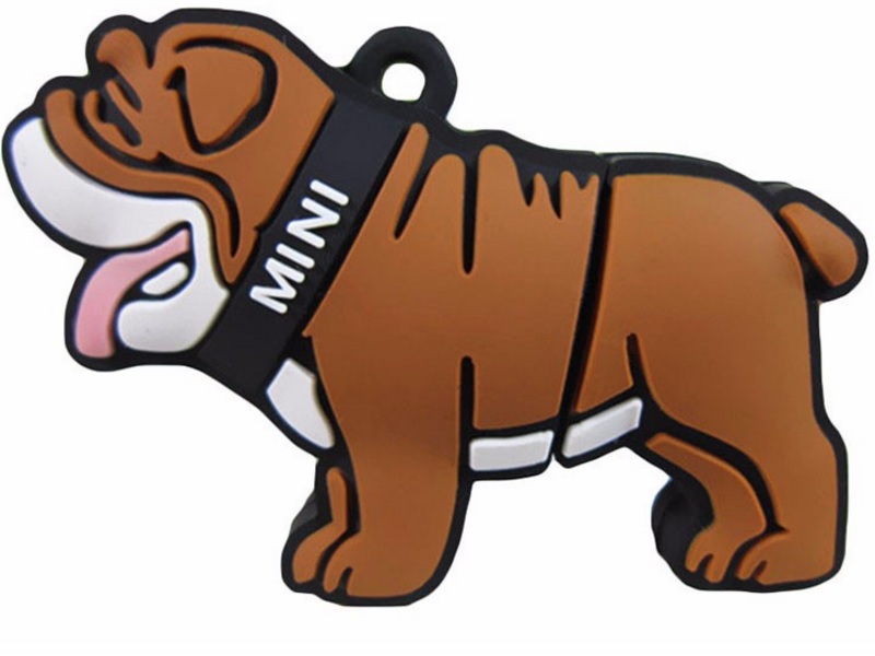 Pendrive Usb 8 Gb Barna Kutya Bulldog Kutya Komp