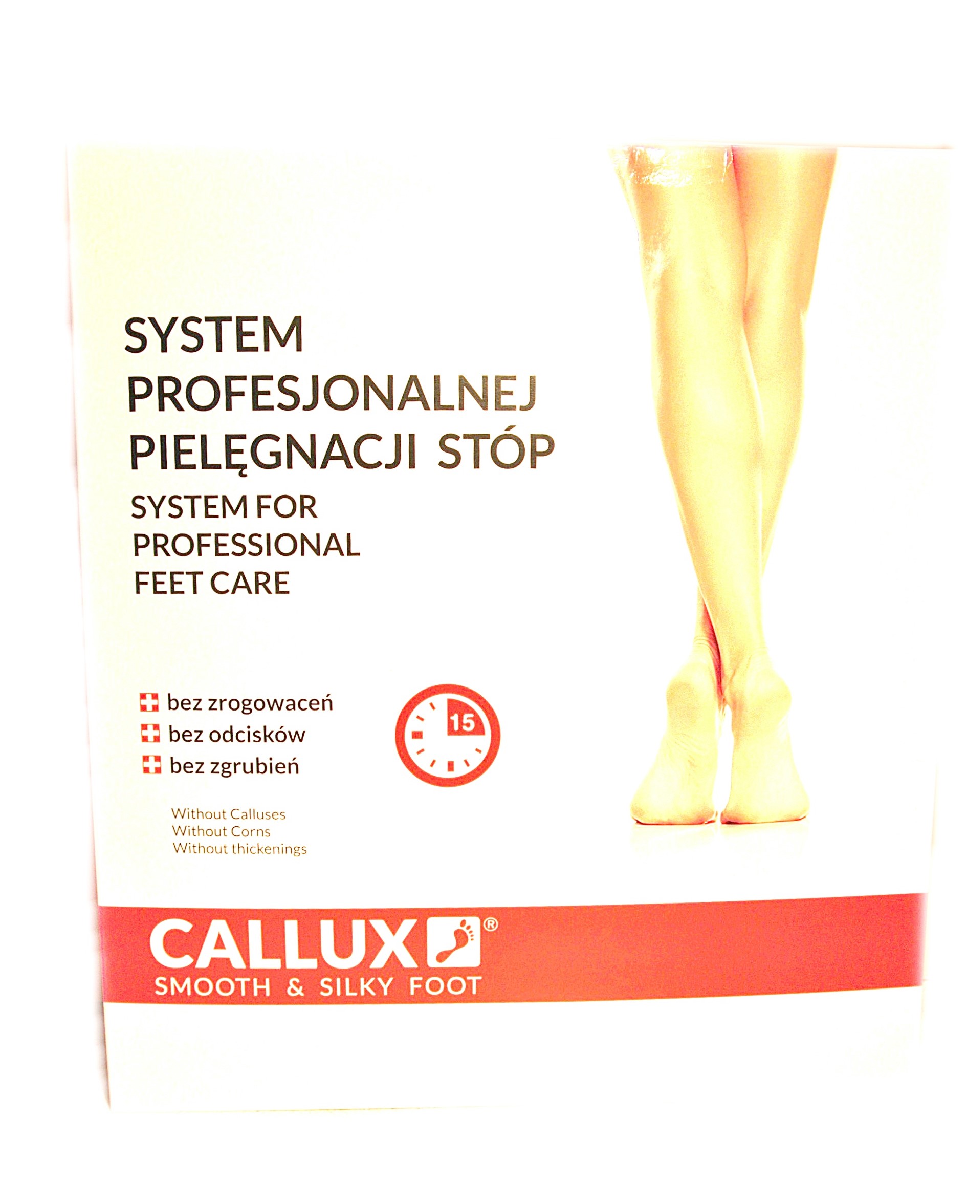 Callux Zestaw do Pedicure Kwasami na ok 25 Zabiegów