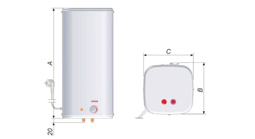 BIAWAR OW-10B+ ELEKTRYCZNY PODGRZEWACZ WODY Kod producenta 19925