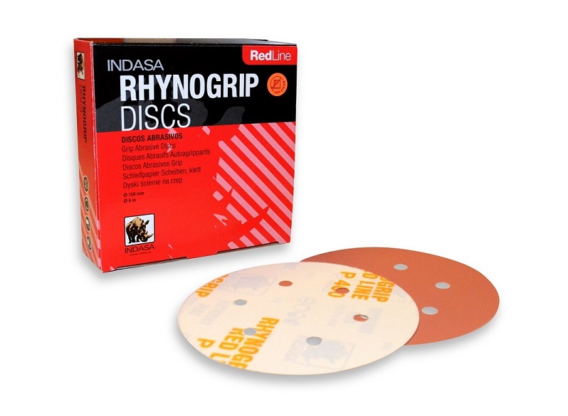 

5 x Indasa Krążek ścierny Rhynogrip 6H Red P1200