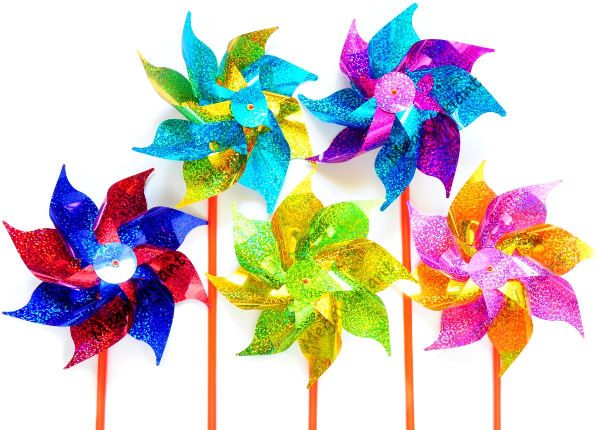 WIATRAK WIATRACZEK OGRODOWY na patyku dla dzieci Marka inna