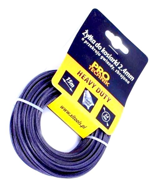 

Żyłka Do Kosiarek Zbrojona Gwiazdka 2.4 mm 15 mb