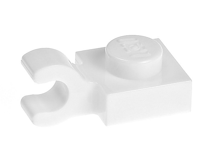 

Lego Płytka z zaczepem klip 1x1 61252 biała 2 szt.