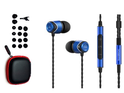 

Słuchawki dokanałowe SoundMAGIC E10C Black-Blue