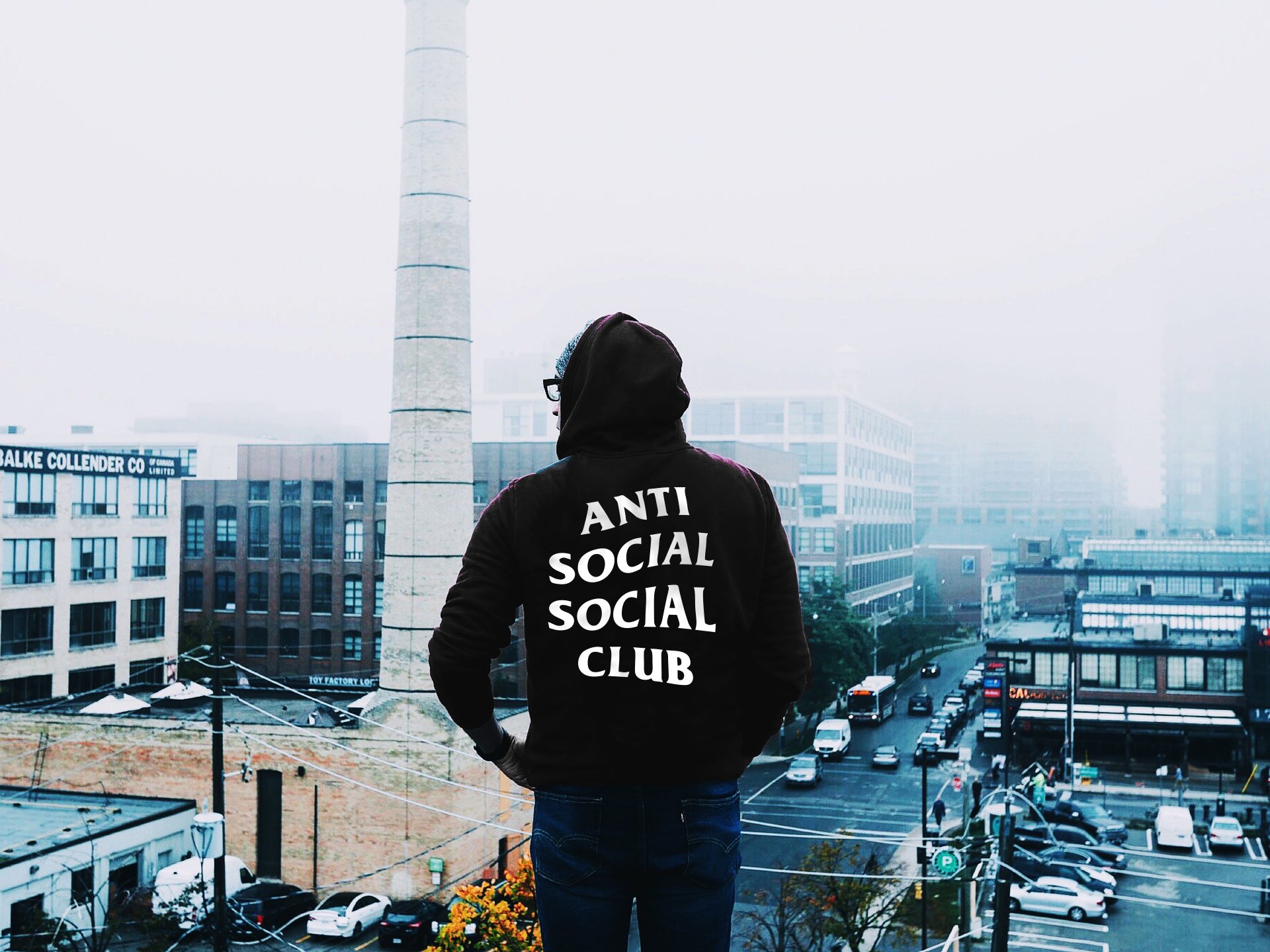 Bluza anti social social club outlet original