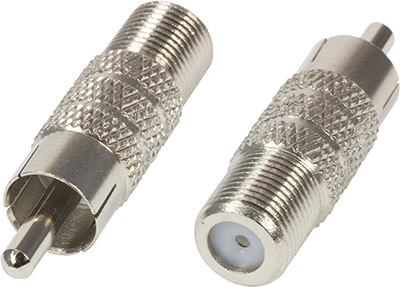 

Adapter przejściówka redukcja Wtyk Rca - Gniazdo F