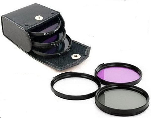 

3 x Filtr 58 mm Zestaw Filtrów Uv Cpl Fld + Etui