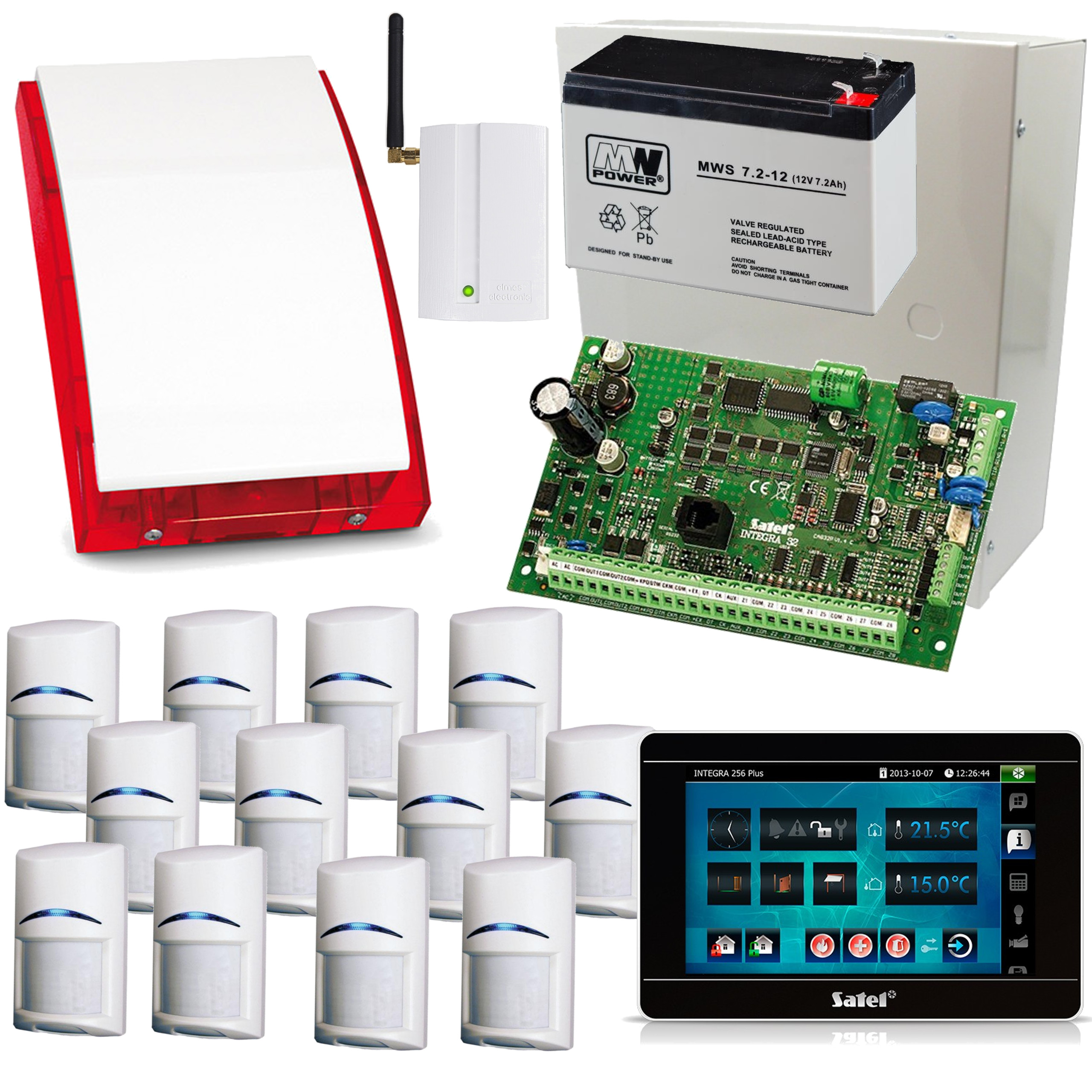 

Zestaw Satel Integra 32 Tsi 12xBOSCH SP4001 Gsm
